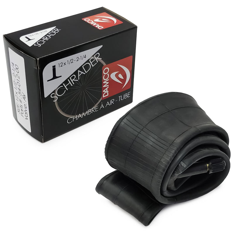 Tube - 12” x 1/2"- 2 1/4" - Schrader - Damco