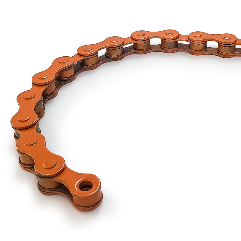 Chains - S1 - ORANGE = KMC - Regular chain for coaster brake and single speed