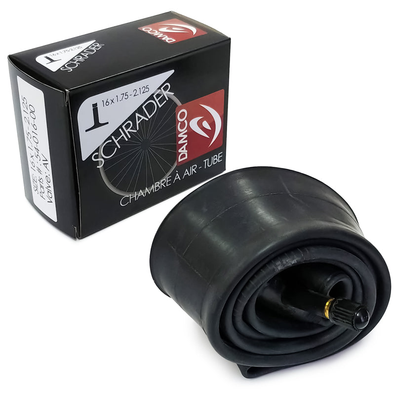 Tube - 16" x 1.75"/2.125" - Schrader - Damco