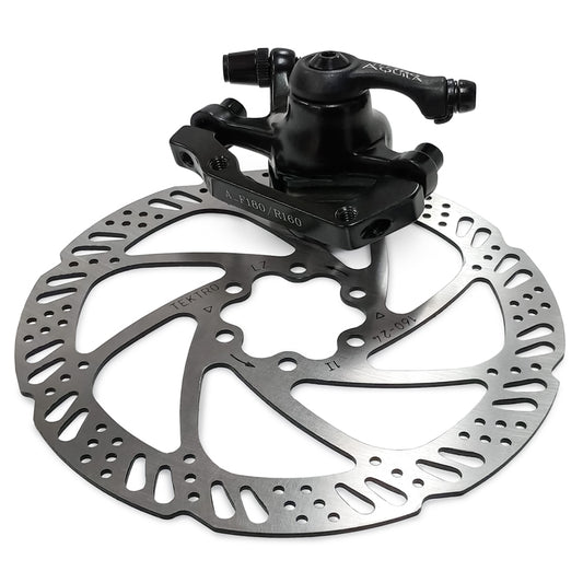 Brakes - Rear - caliper & disc - TEKTRO AQUILA MECHANIC - 6 bolts