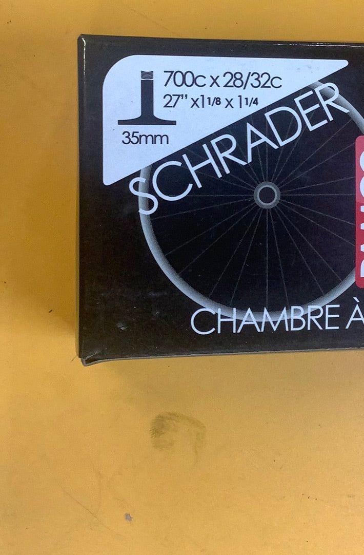 Tube - 700 x 28/32C aka 27" x 1 1/8" x 1 1/4" - Schrader valve - Damco