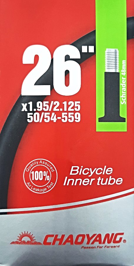 Tube - 26 x 1.95/2.1 - Schrader - 48mm - Chaoyang