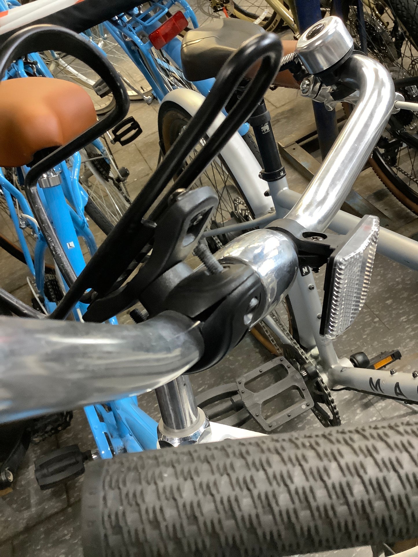Water bottle cage bar adapter