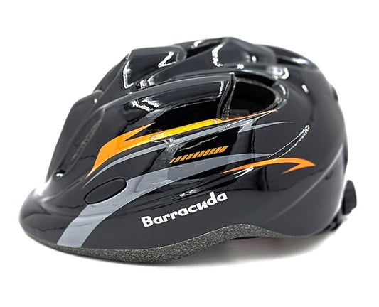 Helmet - 52/56cm, M, Barracuda 2.0, black/orange