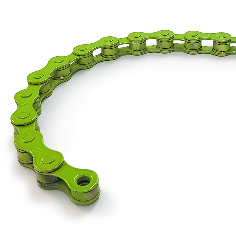Chain - S1 - GREEN - KMC - Regular chain for coaster brake and single speed