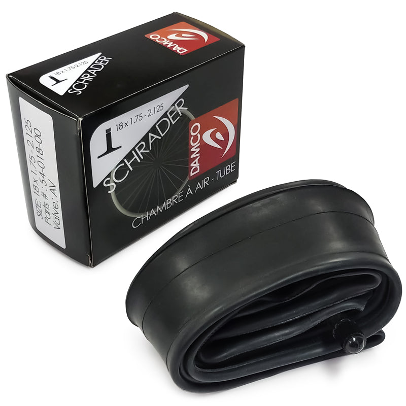 Tube - 18" x 1.75"/2.125" - Schrader - Damco