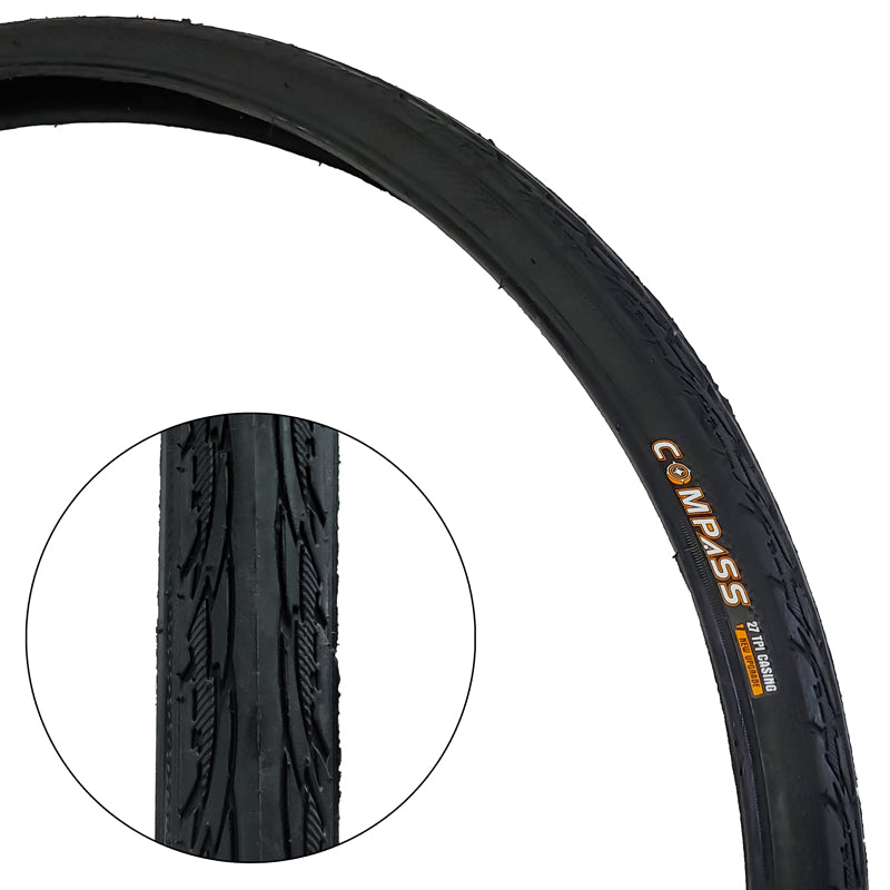 Tire - 700C X 35 - Wire bead - Damco. - PSI: 50.