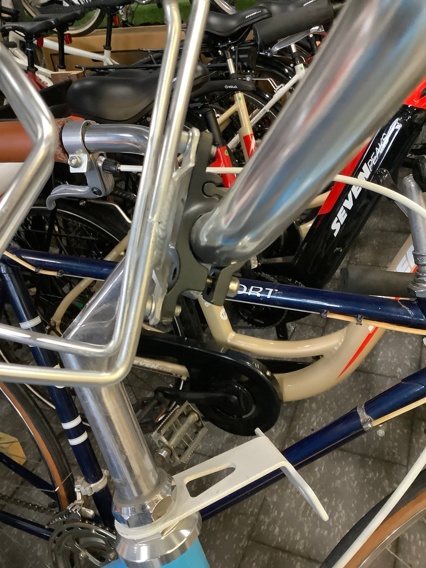 Water bottle cage bar adapter